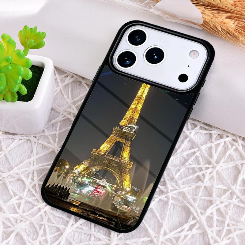 Eiffel Tower Paris Phone Case for iPhone 17 Air 16 15 11 12 14 13 Pro Max Shockproof Cover