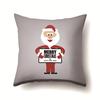 Christmas Gifts Santa Claus Pattern Pillow Polyester Home