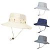 Summer Mesh Breathable Fisherman Hat With Wide Brim Sun Protection For Outdoor Fishing And Hiking