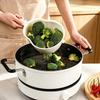 Handheld Fruit Washing Basket Gourd-shaped Food Storage Container  Salad Prep