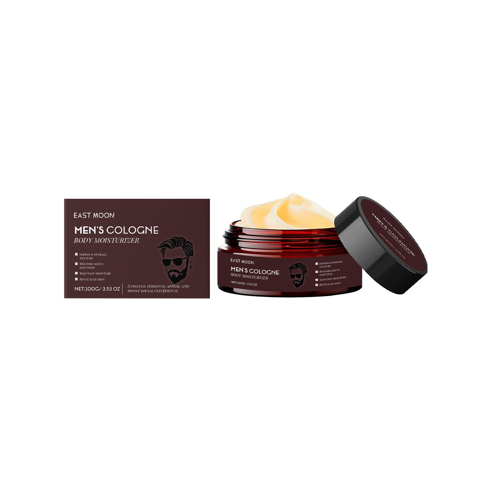 EAST MOON Men s Fragrance Body Cream Moisturizing Hydrating Refreshing Non-Greasy Skin Care Cream 1