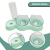 Double Cat Bowls Pet Feeder 15°tilted,with Automatic Water Bottle,Pet Food Bowl,Raised