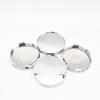 4Pcs Set Universal Chrome Silver Car Wheel Center Hub Caps Covers