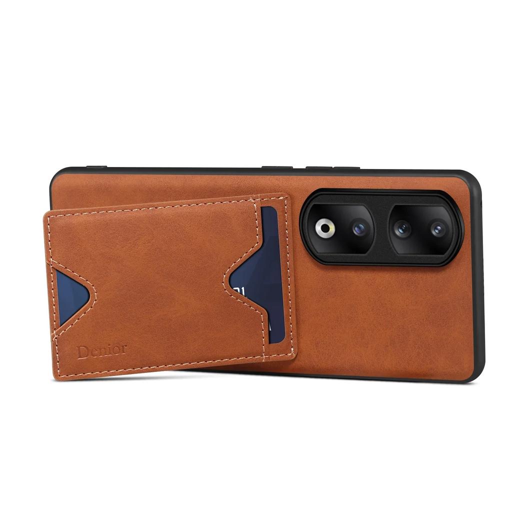 Luxury Shockproof PU Leather Wallet Phone Case For Honor 100 90 Magic 6 5 Pro Cards Holder Stand Cover
