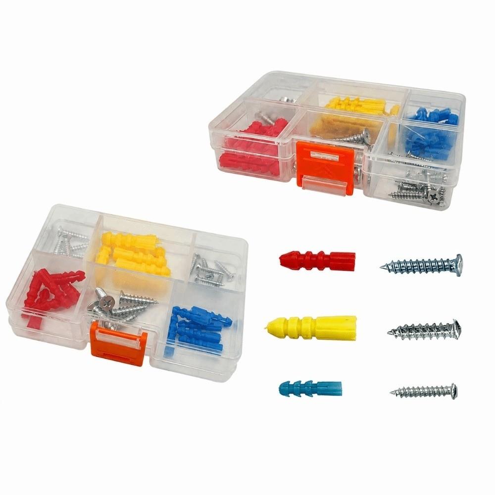 Stainless Steel Expansion Screw Set Ribbed Plastic Electric Tool Screw Set For Electric Tools