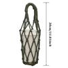 Portable Coffee Cup Bag Handwoven Water Bottle Pouch Outdoor Camping Storage Bags Foldable Beach Woven Net Mugs Umbrella Bags