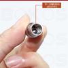 Tire Valve Caps for Mazda Mazda Mazda Mazda Mazda Mazda Stylish Atenza, Axela, CX-3 MS, CX-4, CX-5, CX-8 - Dress-up (Silver)