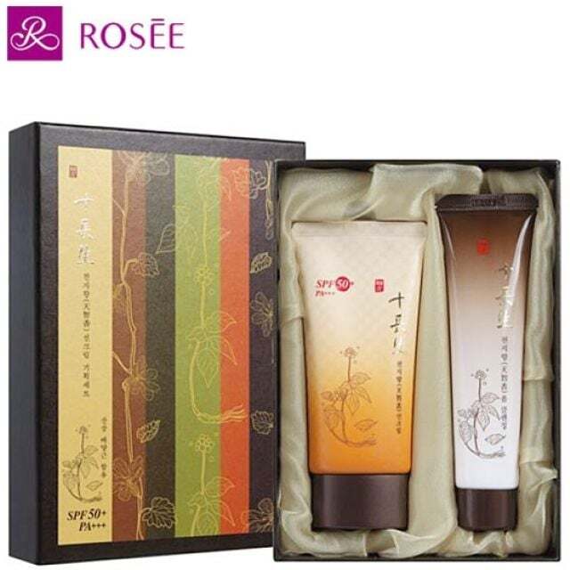 Rose Ten Longevity Symbols Cheonjihyang Sunscreen 80ml Special Set [WFJ7PFQ_251029]