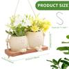 Smiley Face Flower Pot Cute Swinging Smiley Face Hanging Planter Cute Vase Indoor and Outdoor Decor Hanging Flower Pots