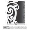 Black and White Layered Maori Koru Design Throw Blanket Vintage Soft Big Blankets Sofas Of Decoration Blankets