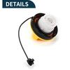 Gas Fuel Cap for Chevrolet Suburban Tahoe 2015-2016 Fuel Filler Cap Black White Yellow
