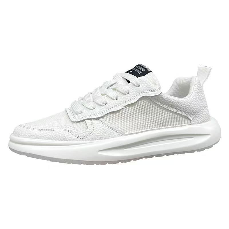 Herrenschuhe Herbst neue Dad-Schuhe trendige Mesh atmungsaktive Low-Top Sport- und Freizeitschuhe vielseitige weiche Sohle weiße Schuhe Herrenschuhe