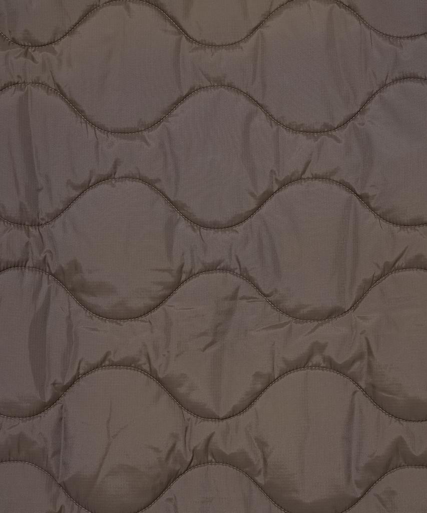 Physical Department Nylon Field Quilted Jacket Brown