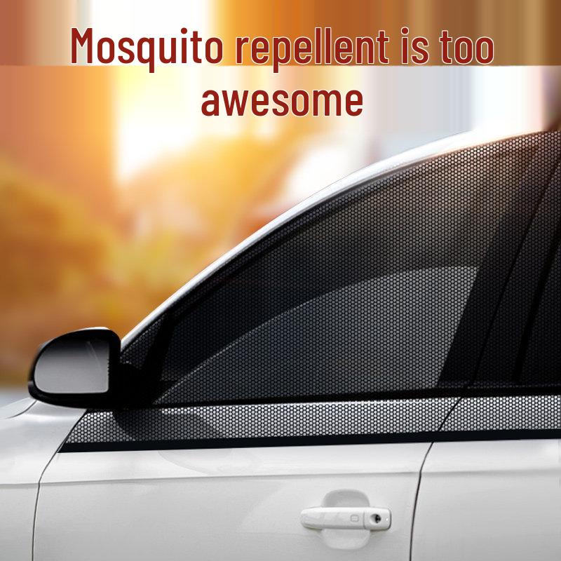 Car Window and Sunroof Anti-Mosquito Mesh: Insect-proof Sun Protection Screen & Curtain.