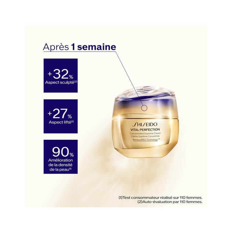 Shiseido Crème Suprême Concentrée Vital Perfection cream 50 ml transparent