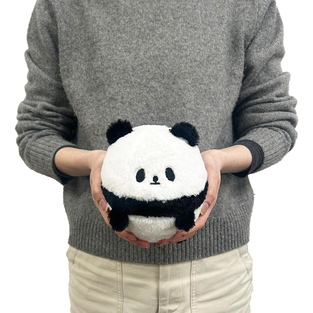 Stream Market Panda Plush Cushion, Round, Medium, PAP053