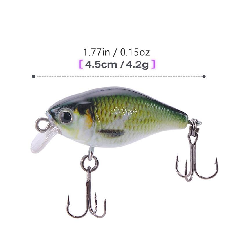 5 sztuk przynęt Crank Baits Topwater Hard Fishing Lure na pstrąga Bass Perch z pudełkiem, zestaw przynęt Boat Ocean Lures