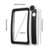 Handheld Magnifier 4X Magnifying Glass for Reading Full Book Page Newspaper Rectangular Magnifying Glass with Bright