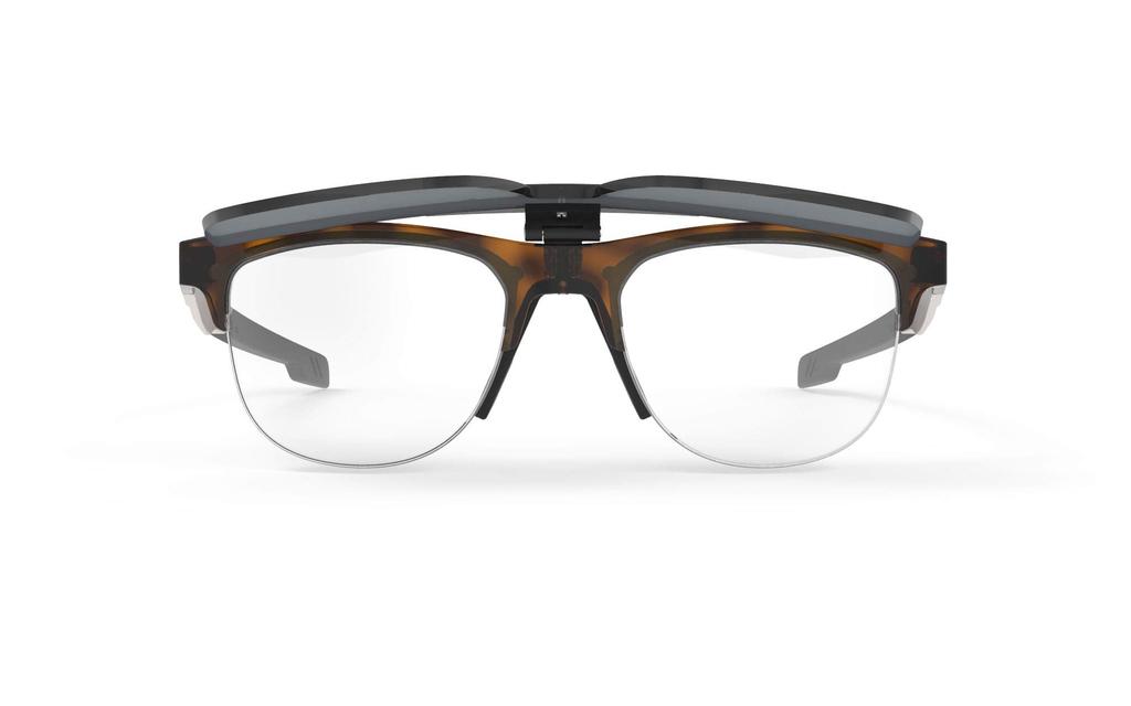 RUDYPROJECT Sportsonnenbrille INKAS Glänzend Rauch Schwarz [RUDY PROJECT] Klappbar Demi-Schildkröte SP681050-0B00