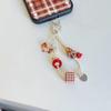 Cute Snake Bone Phone Chain Pvc Keychain For Car Key Or Bag Accessory