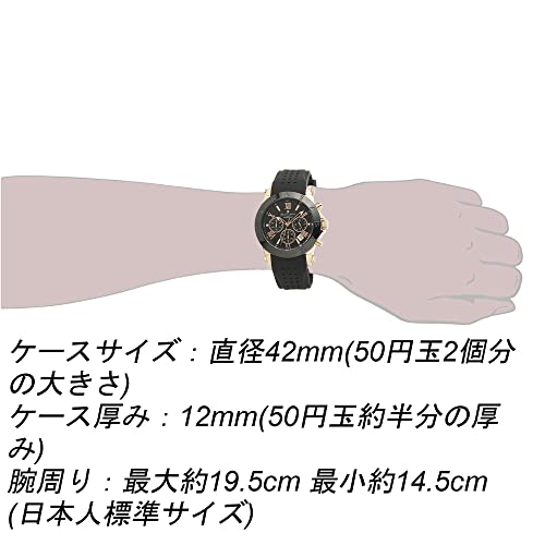 Salvatore Marra Herren Chronograph Business Analoge Quarz Uhr, Schwarz, Limitierte Edition (PGBK)