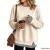 2025 Retro Oil Painting Long Sleeve French Shirt for Women