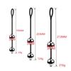 3 Size Metal Anal Beads Butt Plug Silicone Rope Geisha Balls Weighted Vaginal Kegel Exerciser Erotic Sex Toys for Woman