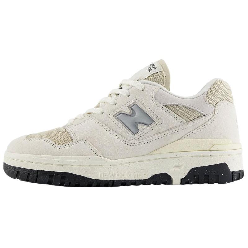 New Balance 550 Women Beige Low Top Skate Shoes Suede Comfortable Versatile BBW550HD
