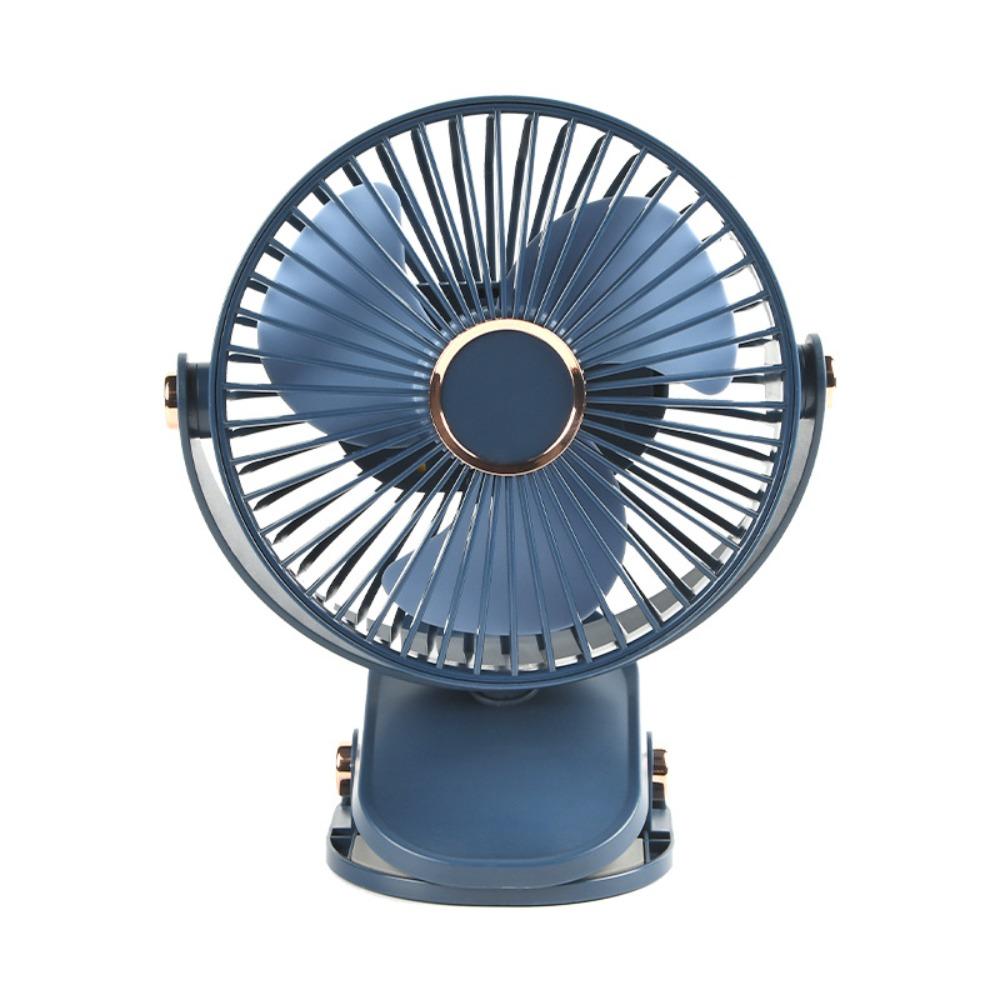 

USB Rechargeable Clip Fan 6 Inches Office Fan Portable Student Dormitory Fan синий