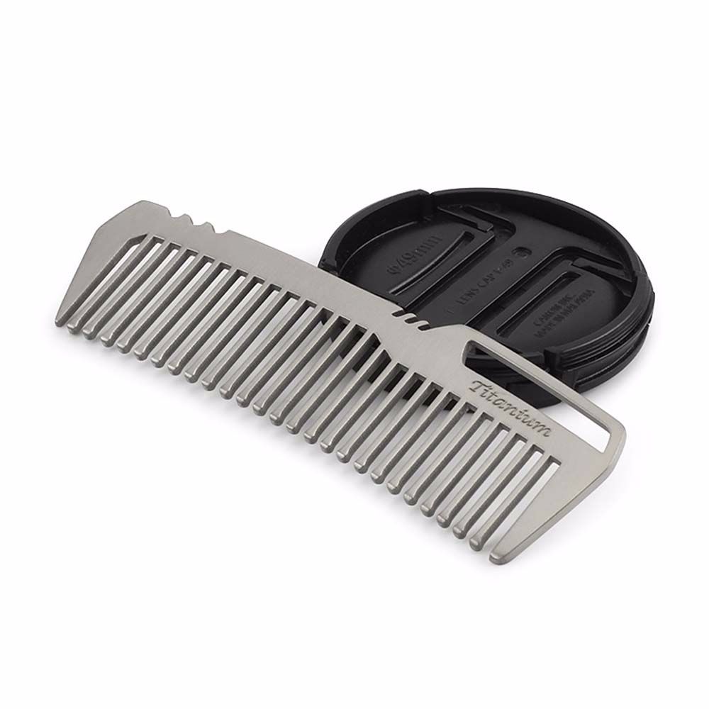 Outdoor Tools Camping Outdoor Accessories Anti-static EDC Gear Combs Titanium Comb Comb Hair Combs