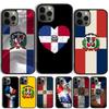 Flagge der Dominikanischen Republik Handyhülle Für iPhone 17 Air 15 16e Hülle 11 13 14 Pro Max 12 Plus Max Fundas