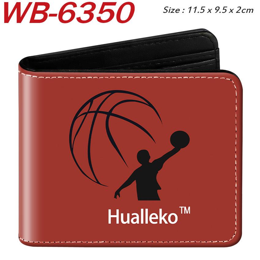 Sports Ball Bifold Wallet Football Basketball Rugby Pattern Student Coin Purse Card Holder Leather Short 1pcs