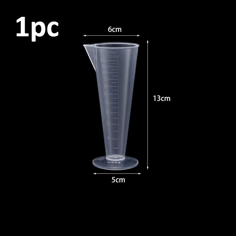 1/2pcs 100ml Food Grade Plastic Measuring Cup with Scale, BPA-Free Measuring Cup for Kitchen & Restaurant Cooking Accessories