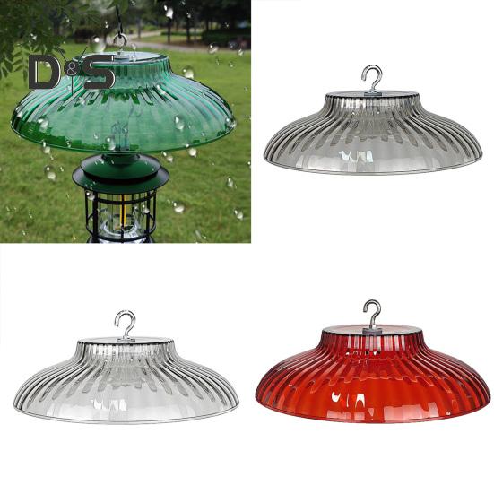 Capac protector din plastic, cupolă, pentru agățat păsări hrănitoare, rezistent la intemperii, colibri hrănitoare, ploaie protecție veveriță deflector pentru exterior