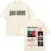Washed Vintage Rapper Don Omar The Last King Tour T-shirt Men's Retro Gothic Rock T Shirt Male Oversized T-shirts26
