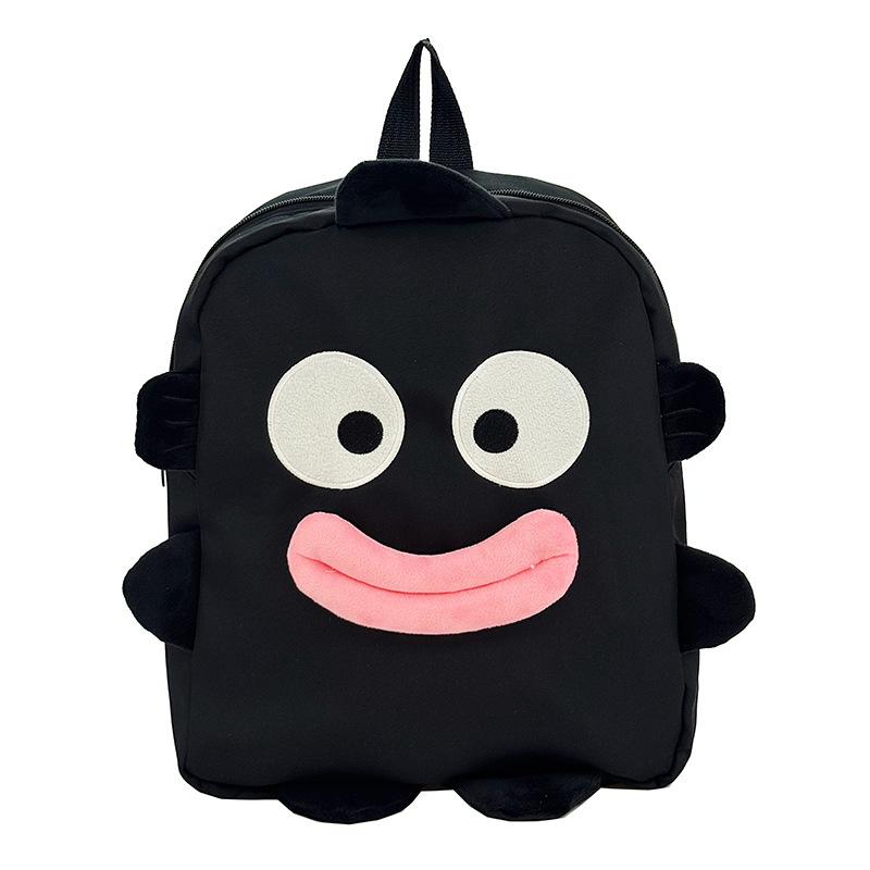 Schoolbag nylon funny casual cute cartoon ugly fish backpack student Korean version large capacity lightweight women's backpack trendy cool book