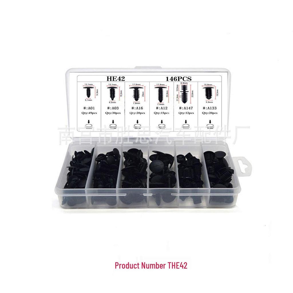 330pcs Snap-in Car Door Panel Fasteners for Toyota, Honda, BMW - Installation Accessories & Decor