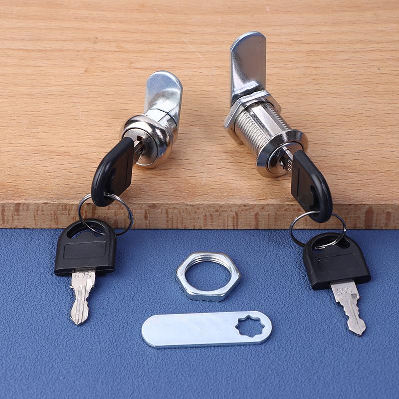 Metal Alloy Cylinder With 2 Keys Security Lock Furniture Cabinet Storage Cabinet Door Lock Desk Cabinet Lock For Home Office