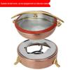 Zhuojin Stainless Steel Hammered Buffet Chafing Dish for Hotel Dining