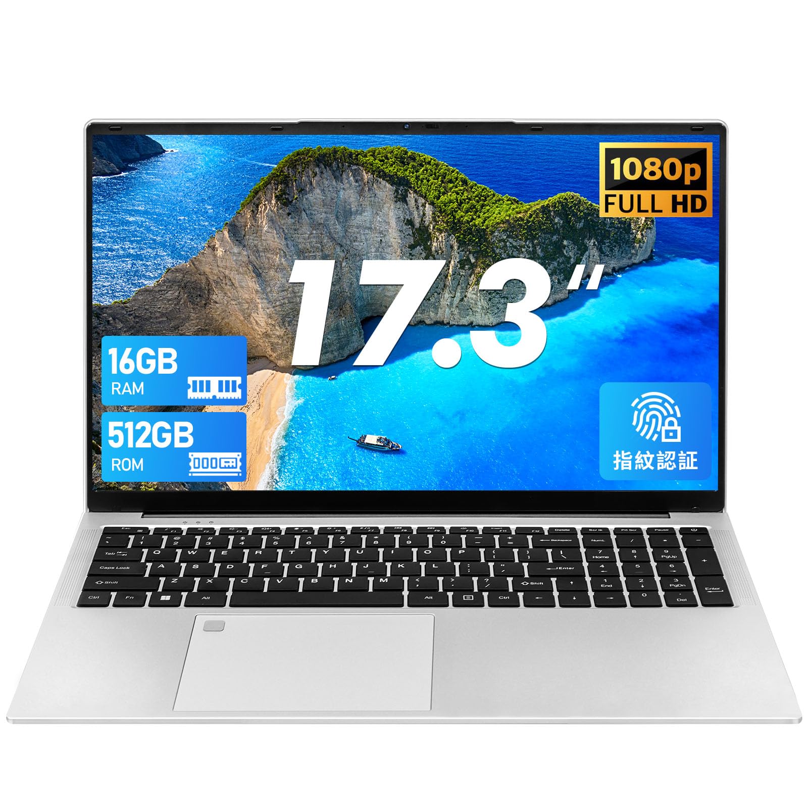 

SREYUB Large Screen Laptop Celeron N5095 CPU 16GB DDR4 Memory Windows 11 Compatible MS Office 2019 Security Lock Wireless Mouse Backlit Keyboard Thin