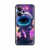 För Realme 14 5G Fodral Mjuk Matt Silikon Baksideskydd För Realme 14T Fundas Realme14 Tecknade Blommor Fodral för Realme 14T