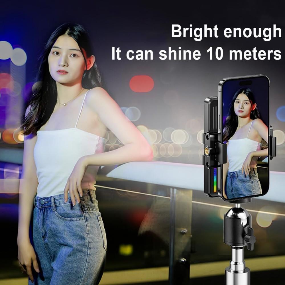 RGB Camera Light Pocket LED Fill Lights for Video Recording Selfie Light Full Color 3000-9900K with Clip 1500mAh Rechargeable