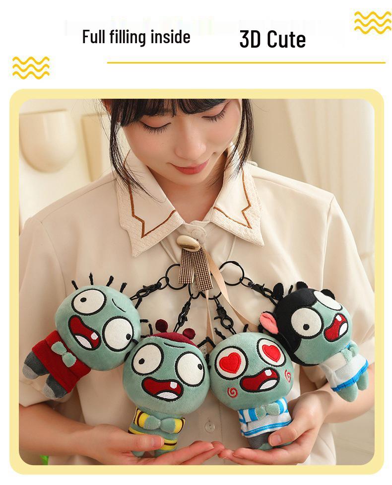 Zombie Doll Prank Plush Toy: Talking Little Brother Pendant - Perfect Gift for Friends