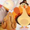 Drumstick Thanksgiving Hat Turkey Hat Amusing Celebratory Entertainment Sponge