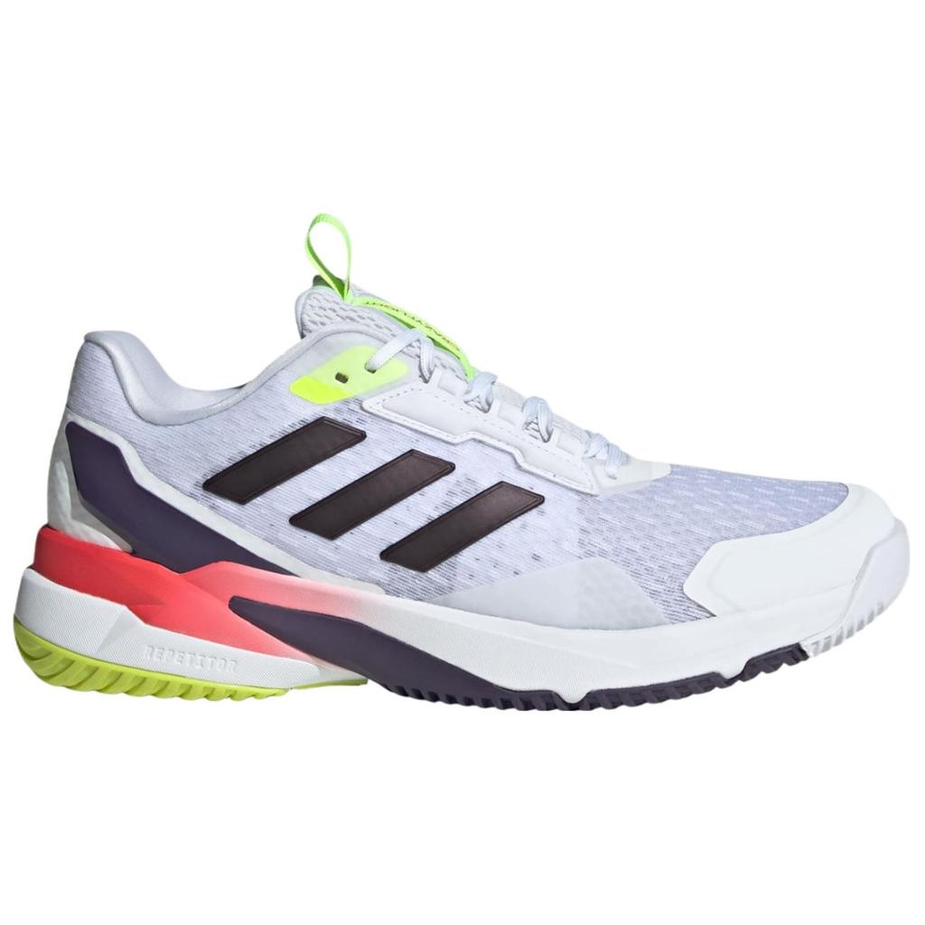 Adidas Crazyflight 6 Indoor White Aurora Metallic Unisex Sneakers Cloud-White Semi-Lucid-Red HQ4685