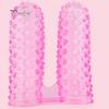 Relax Body Women Soft PVC Sex Flirtovací Flirtovací masážní přístroj s dvojitým prstem