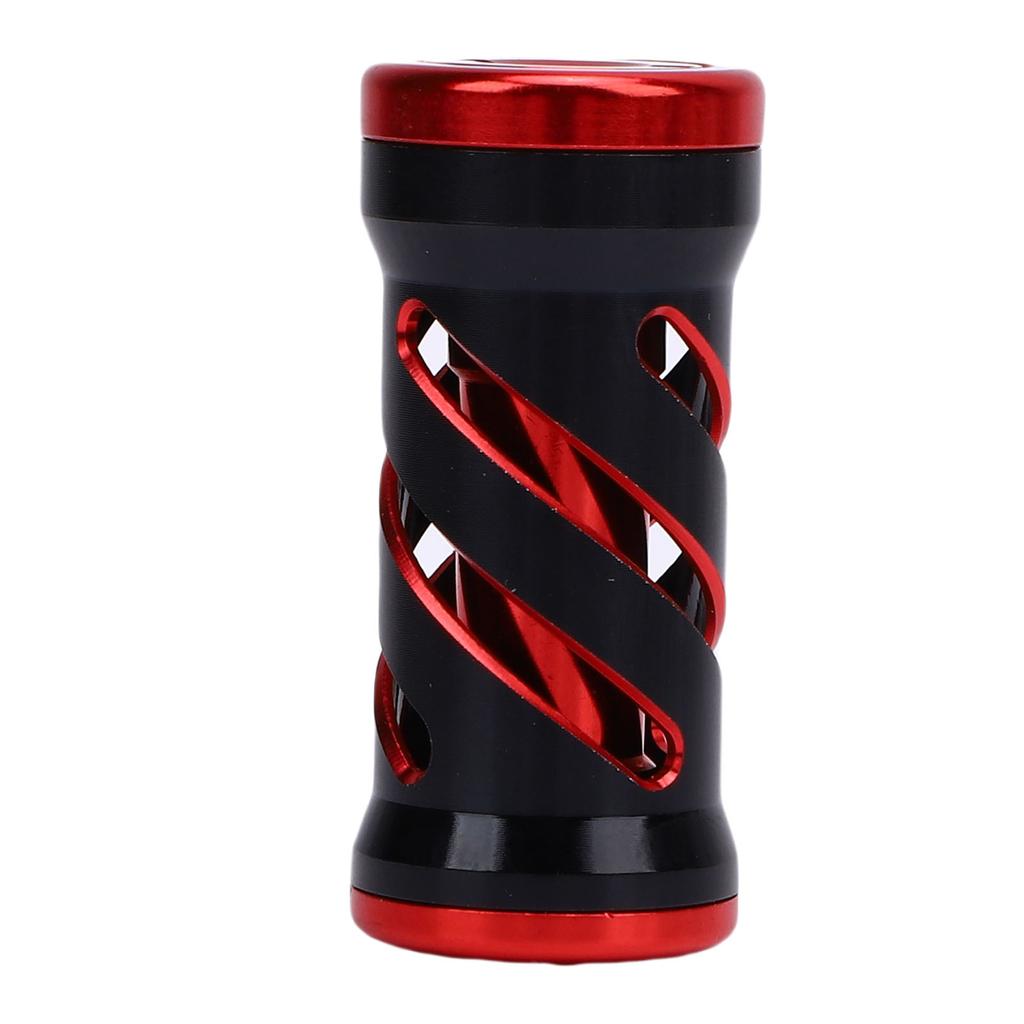 Knob Replacement for S Fishing Reel Lightweight Anti Slip Alloy Fishing Reel Handle Knob with Fittings Black Red