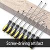 Industrial-Grade Extended Screwdriver Set: Slotted & Phillips for Household Use