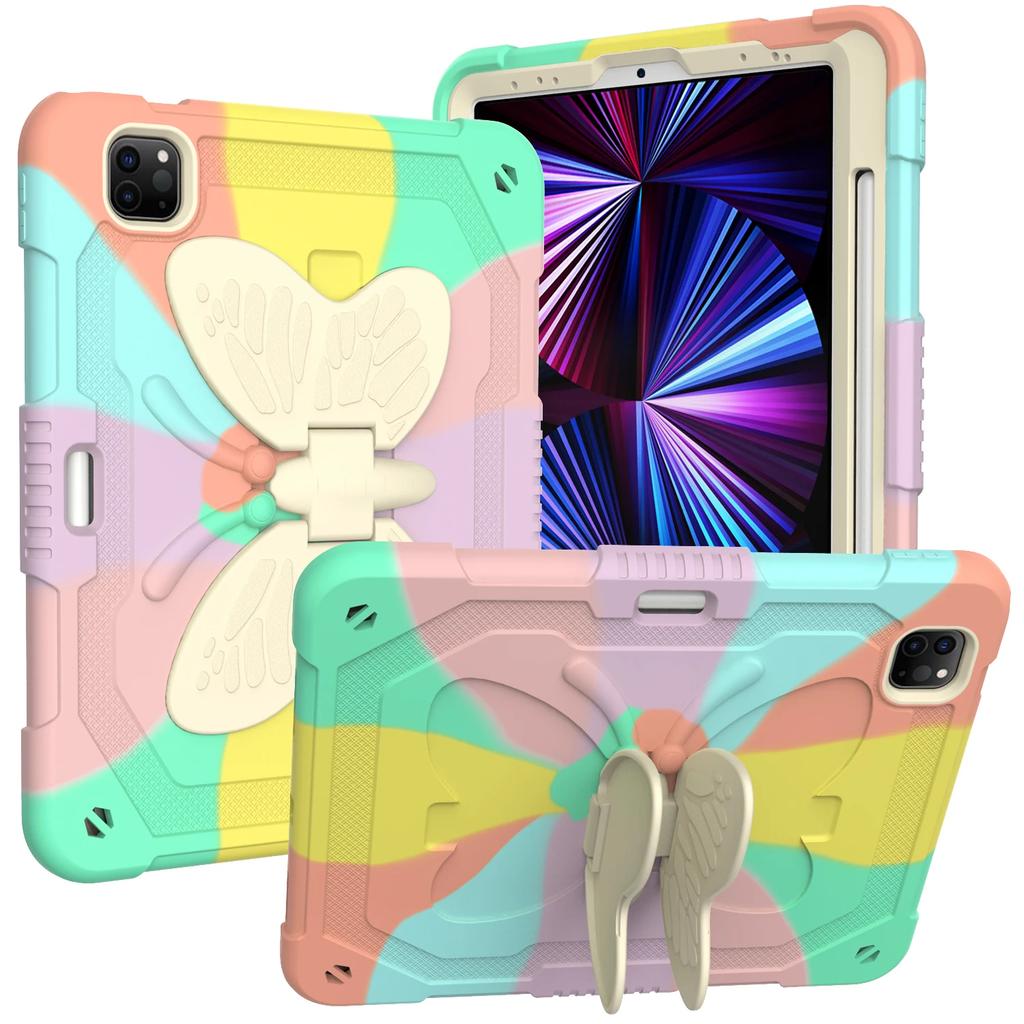 Butterfly Stand Case for IPad Air 2 3 4 5 Pro 2025 7th 8th 9th 10th 11th Generation 11 10.2 10.9 Inch Mini 6 Tablet Case Cover