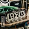 Hergestellt in Retro Nicht Alt Limitierte Auflage D-Dur Aluminium Metall Blechschild für Vintage Geburtstagsgeschenk Wanddekoration Bar Garage
